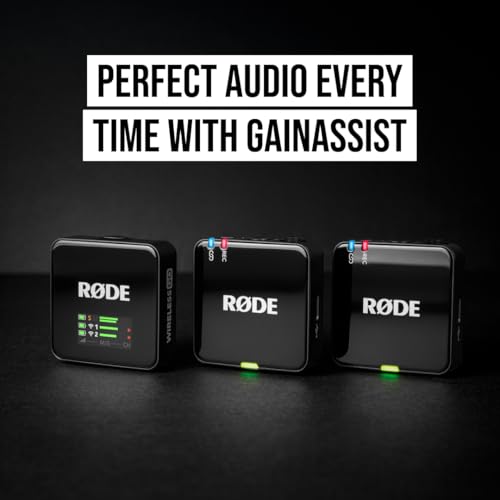 RØDE Wireless GO III (Gen 3) – Compact Wireless Mic – Pristine Audio, 32-bit Float Recording, Automatic Level Control, for Phones, Cameras and Computers (Black) | Dual-Channel, 32-Bit Float Recording, Series Iv 2.4ghz, 260m Range, USB-C, Up to 7-Hr Batter