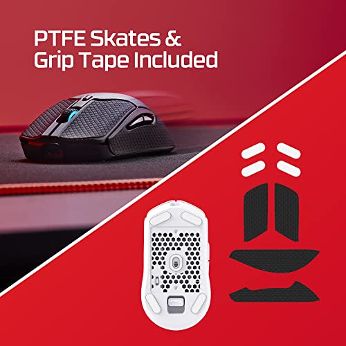 HyperX Pulsefire Haste 2 – Wireless Gaming Mouse- Ultra Lightweight, 61g, 100 Hour Battery Life, Dual Wireless Connectivity, Precision Sensor - Black - color: Black, size: Wireless, style: Pulsefire Haste 2
