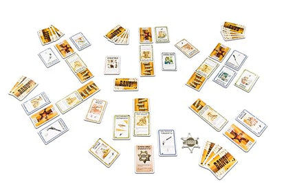 dV Giochi Bang | Wild West Hidden-Role Strategy Card Game of Bluffing Shootouts Deduction and Team Tactics | Social Party Gameplay for 3-8 Players | Ages 8+