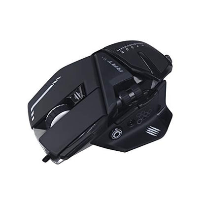 MAD CATZ MR04DCINBL000-0 R.A.T. 6+ Corded Optical Gaming Mouse, Black