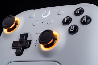 8BitDo Ultimate 2 Bluetooth Controller for Switch/Switch 2 & Windows PC, Switch Pro Controller with TMR Joysticks, Switchable Hall Effect/Tactile Triggers, Vibration and Motion Control - White - color: White, style: Ultimate 2 Bluetooth