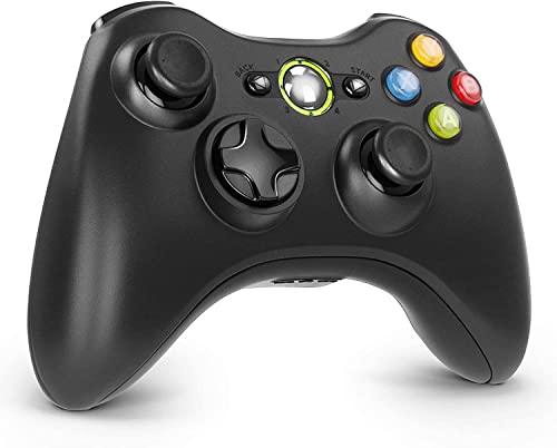 Etpark Wireless Controller for Xbox 360, Xbox 360 Joystick Wireless Game Controller for Xbox 360 & Slim Console and PC Windows XP/7/8/10(Black) - color: Black-wireless