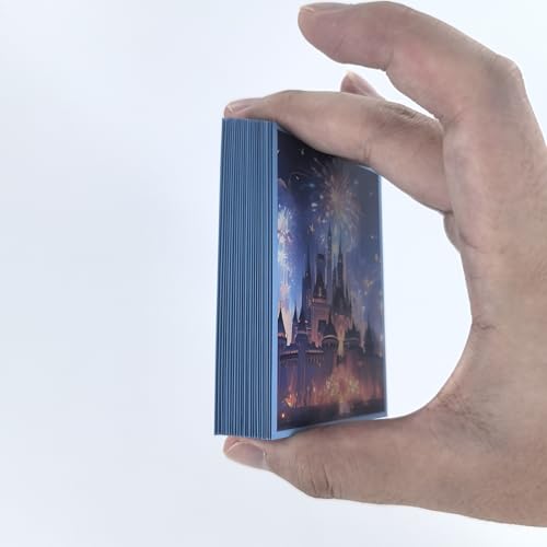 Card Sleeves Compatible Lorcana, 100 Count Matte Finish Size 2.6 x 3.6 in, Acid-Free & PVC-Free Premium Protection for Lorcana TCG Cards