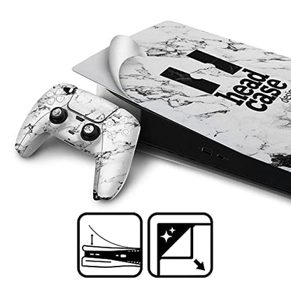 Head Case Designs Officially Licensed Alyn Spiller Carbon Fibre Plain Art Mix Vinyl Sticker Skin Decal Cover Compatible with Sony PS5 PlayStation PS VR2 - color: Carbon Fibre Plain