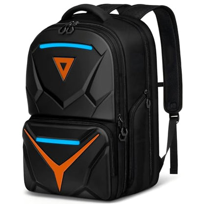 MATEIN 18 inch Hard Shell Gaming Backpack for Men with EVA Front Shield | Waterproof, Extra Large Laptop Backpack, TSA Approved, Gaming Laptop Bag, Controller Pockets, Cooling Pad Compartment