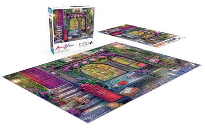 Buffalo Games - Love Letters Chocolate Shoppe - 1000 Piece Puzzle | Made in USA, Recycled Board, Finished Size 26.75 x 19.75 in, Includes Poster, Giftable, Frameable Art