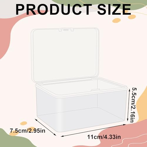 Uncle Yang 4PCS Plastic Game Card Storage Box Playing Card Case (NO Cards) | Card Game Storage High Capacity Playing Cards Case Compatible with Medium UNO Card Game