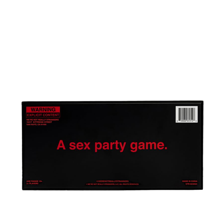 WE'RE NOT REALLY STRANGERS XXX Adult Edition Card Game - 300 Conversation Cards for Memorable Game Nights, Parties, & Bachelorette Parties - Fun Game for Adults and Friends, 18+, 2-6 Players - style: XXX Adult Edition