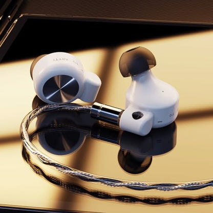 ARTTI T10 Wired Earbus, in-Ear Headphones, HiFi IEM Monitor Earphones, 14.2mm Dual Magnetic Circuit Planar Driver, Gaming Earphone for Musician Singer Audiophile (3.5mm Plug) - size: 3.5 mm Plug