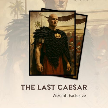 The Last Caesar - MTG Card Sleeves, 104ct, Standard Size, Smooth | Perfect for Double Sleeving, Smudge Resistant Matte Back, Standard 66x92mm - Compatible with Magic The Gathering & TCG Cards - color: The Last Caesar, size: Smooth