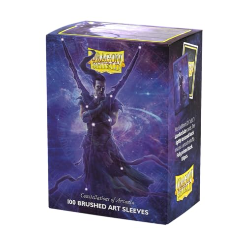 Dragon Shield | Brushed Art Sleeves | Constellations: Alaric | 100 CT - Smooth & Tough Premium TCG Sleeves | Compatible with Pokemon, Flesh & Blood, One Piece & Magic the Gathering - color: Constellations: Alaric