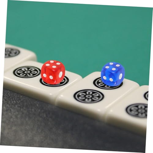 Abaodam Mahjong Machine Glass Cover Dice Lid Accessory Dice Storage for Chinese Mahjong