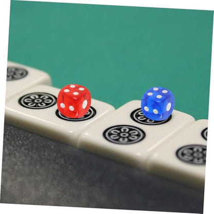 Abaodam Mahjong Machine Glass Cover Dice Lid Accessory Dice Storage for Chinese Mahjong