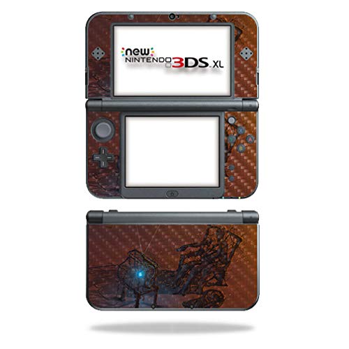 MightySkins Carbon Fiber Skin for Nintendo New 3DS XL (2015) - Remote | Protective, Durable Textured Carbon Fiber Finish | Easy to Apply, Remove, and Change Styles | Made in The USA - color: Remote