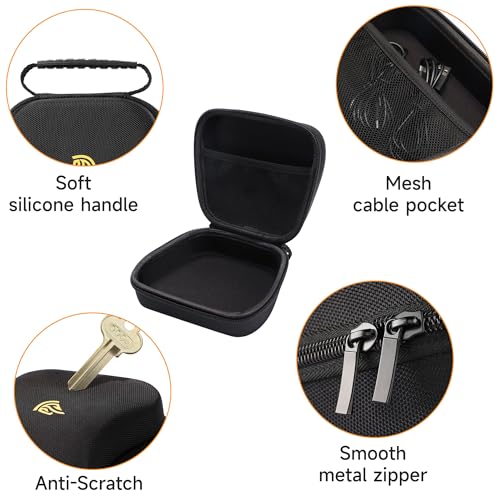 EasySMX Controller Carry Case Travel Case Travel Organizer Pouch D05 D10, Compatible with Manba Controller, 8BitDo Docked Ultimate& Ultimate 2C and Echtpower EP40