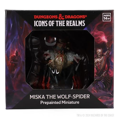 WizKids D&D Icons of the Realms: Miska the Wolf-Spider Boxed Miniature - style: Miska the Wolf-Spider