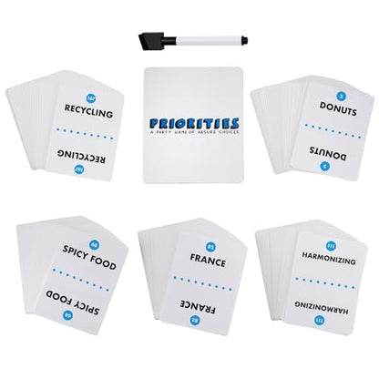 Priorities Game | A Party Game of Absurd Choices | Hilarious Card Games for Adults and Teens | Ages 14+ | 2+ Players | 30 Mins.