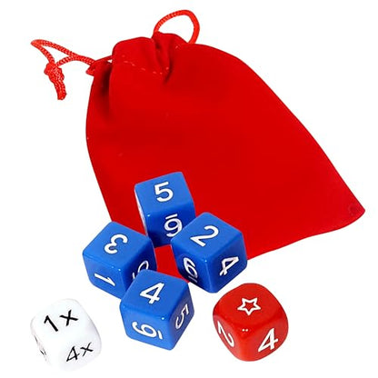 Matrix Dice Game – Pop-and-Play Bubble Pad Educational Math Dice Game – Fun Math Games for Kids 8–12, Teens, Adults, and Seniors – Ideal for Classrooms and Family Board Game Night for 2-4 Players