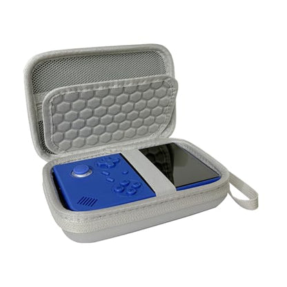 Xmaspanda Carrying Case for RG40XXV Handheld Game Console, RG40XXV Portable Storage Bag, Carrying Bag RG40XX V Travel Case Gray - size: Case without Screen Protector, style: Gray