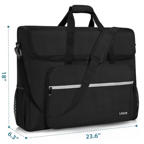 LCD Screens/TVs(up to 2) Transport Tote Bag for 19" - 24" Displays Padded Monitor Carrying Case (NOT FOR IMAC) Travel Bag With Shoulder Strap,Large Accessories Pocket - size: 19-24in (can store two)