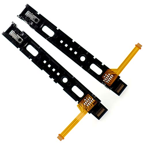 Deal4GO Left & Right Slide Rail w/Sensor Flex Cable Compatible with Nintendo Switch & Switch OLED Joycon Controller Slider Rail - color: Left & Right Slide Rail