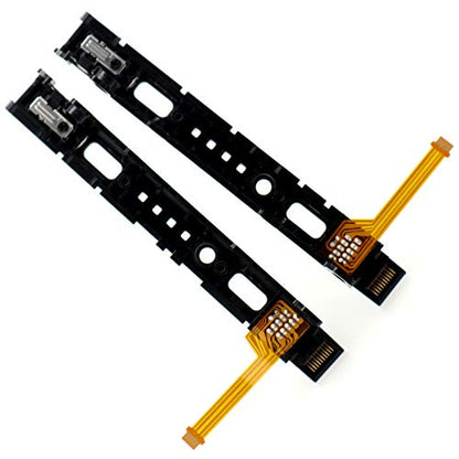 Deal4GO Left & Right Slide Rail w/Sensor Flex Cable Compatible with Nintendo Switch & Switch OLED Joycon Controller Slider Rail - color: Left & Right Slide Rail