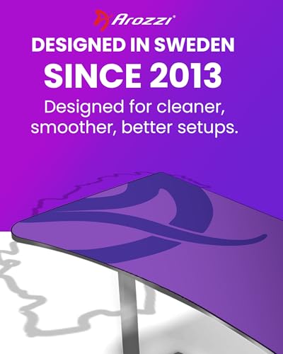Arozzi Arena Gaming Desk Pad D007 | Full Desk Mouse Pad, Washable Desk Mat, Anti-Slip Rubber Base, Water-Resistant Surface - color: D007