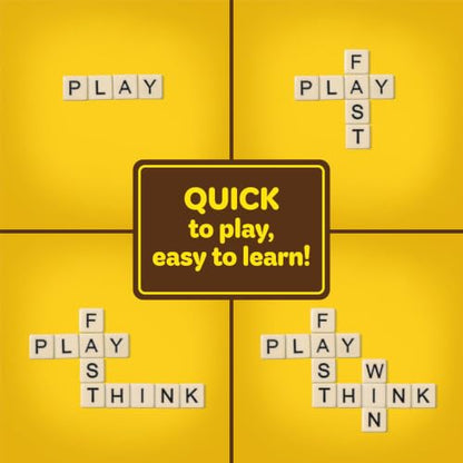 Bananagrams Classic Word Game, 144 Tiles in Banana Pouch, Travel Game | Fast-paced spelling & anagram game for 1-8 players; portable pouch, educational wordplay for kids and adults ages 7+ - style: Classic