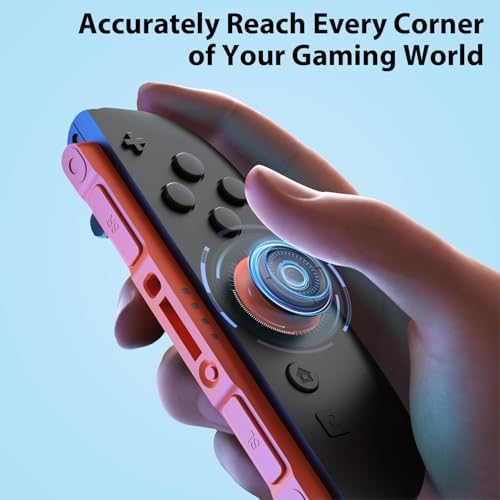LONANDY Joycon Joystick Replacement for Nintendo Switch 2, Upgrade Anti-Drift Joy-Con 2 Joysticks Switch 2 Joycon Repair kit with Screwdrivers Thumb Grips, 2 Pack New Version