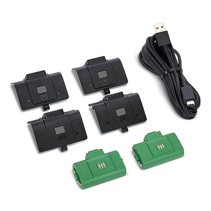 PowerA Play & Charge Kit for Xbox Series X|S and Xbox One - Green - style: Play & Charge Kit