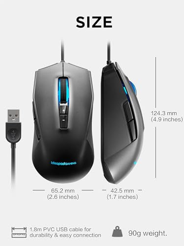 Lenovo IdeaPad Gaming M100 RGB Gaming - color: Black, size: Large | Ambidextrous, style: M100
