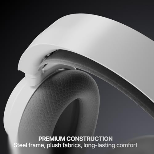 SteelSeries Arctis Nova 7P Wireless Gen 2 Gaming Headset - Real-Time App Control, 50+ HR Play, Neodymium Magnetic Drivers, Mix 2.4GHz/Bluetooth, PS5, PS4, PC, Switch 1/2, Mobile - White - color: White, style: PlayStation | PC