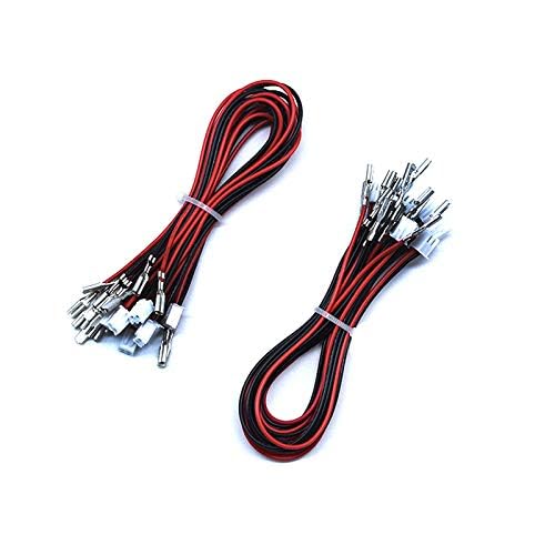 Arcity 20 Pcs Arcade Button Wires Harness Cable for Zero Delay USB Encoder PCB with 0.110" 2.8mm Terminals Compatible with Arcade LED Buttons & Sanwa Style Buttons New - color: 0.110 inch(2.8mm)
