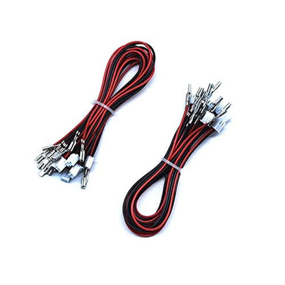 Arcity 20 Pcs Arcade Button Wires Harness Cable for Zero Delay USB Encoder PCB with 0.110" 2.8mm Terminals Compatible with Arcade LED Buttons & Sanwa Style Buttons New - color: 0.110 inch(2.8mm)