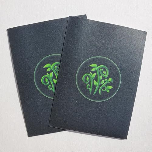 Elements I - 100 Textured Matte TCG Card Sleeves - Fits Magic MTG Commander Pokemon and Other Card Games - Playing Card Sleeves (Nature) - style: Nature