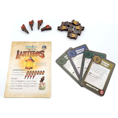 Tiny Epic Tactics Deluxe – Strategic Battle Royal Combat Board Game, 1-4 Players, Ages 14+, Modular 3D Terrain & Exclusive Content