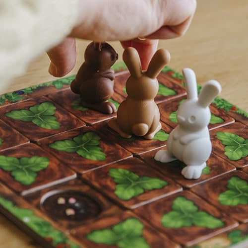 SmartGames Grabbit Strategy Board Game with Rabbits and Carrots Adventure Ages 4+