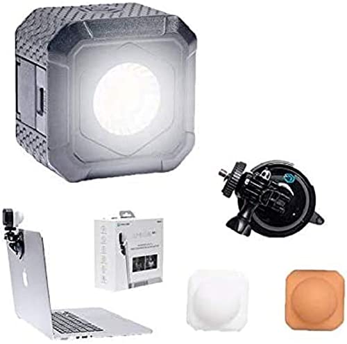 Lume Cube AIR Video Conference Lighting Kit - for Video Conference, Streaming, and Remote Working Magnetic LED Bundle with Suction Cup Mount