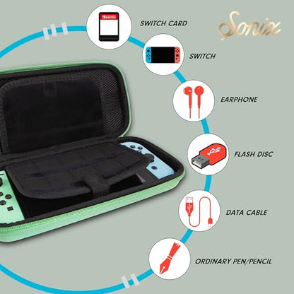 Sonix Carrying Case for Nintendo Switch 1, Protective Travel Case | Light Green - color: Light Green