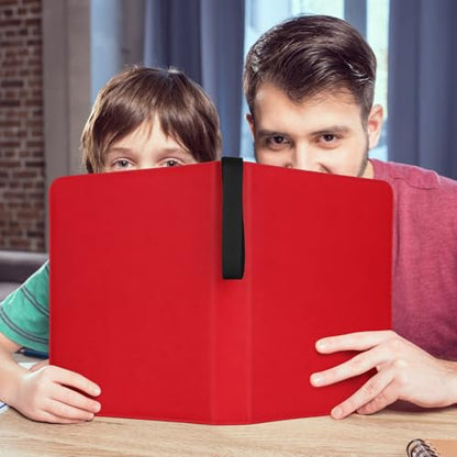 Trading Card Binder, Card Collection Binder Album Folder with 720 Side Loading Pockets, 9 Pocket Trading Card Album Folder for TGC,MTG, Baseball Cards, Yugioh - color: A-red