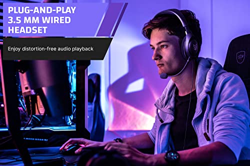 Sound Blaster Blaze V2 Over-Ear Gaming Headset with Detachable Noise-Cancelling Microphone, Volume and Mic Mute Control for PC/Mac/Consoles