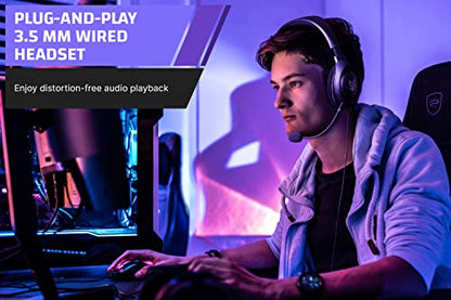 Sound Blaster Blaze V2 Over-Ear Gaming Headset with Detachable Noise-Cancelling Microphone, Volume and Mic Mute Control for PC/Mac/Consoles