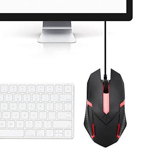 Gaming Mouse Wired,1600DPI Wired Backlight USB Mouse Ergonomic Gaming Notebook Office Gamer Mouse Mice Wired Optical PC Computer Gaming Mice