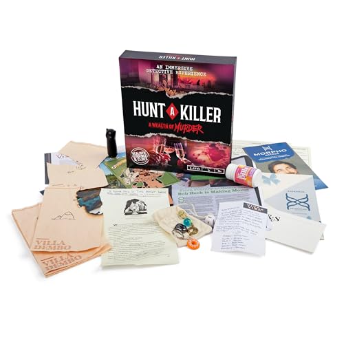 Hunt A Killer: A Wealth of Murder, an Immersive True Crime Experience, for Fans of Criminal Minds and Forensic Files, Includes 120-150 Minutes of Explicit Content, Appropriate for Ages 14 and Up - style: Wealth of Murder