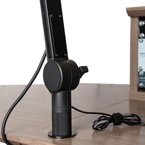 Gator Frameworks Professional Desktop Broadcast/Podcast Microphone Boom Stand with On-Air Indicator Light, Blue,Violet, & Red (GFWMICBCBM4000) - style: 4000 Series