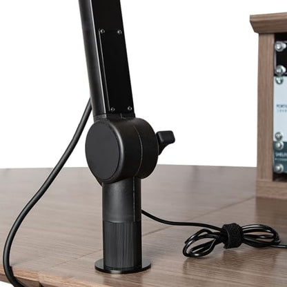 Gator Frameworks Professional Desktop Broadcast/Podcast Microphone Boom Stand with On-Air Indicator Light, Blue,Violet, & Red (GFWMICBCBM4000) - style: 4000 Series