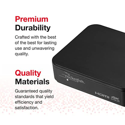 Rocketfish 2-Output HDMI Splitter with 4K at 60Hz and HDR Pass-Through