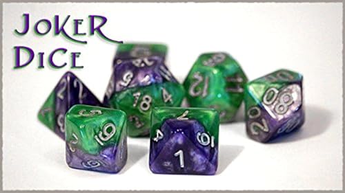 Gate Keeper Games & Dice Gatekeeper Games Halfsies Dice Joker - Upgraded Dice Case - style: Joker