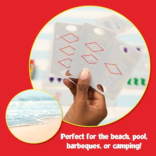 SET Waterproof Card Games for Kids, Matching Game, Learning Games, 6+ | Waterproof Games, Pool Toys, Summer Toys, Family Game Night, Travel Games, Playing Cards Screen-Free - style: SET Waterproof