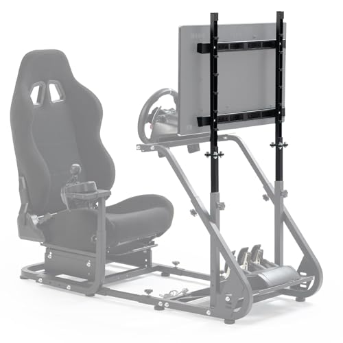 Dardoo Racing Simulator Cockpit Monitor Mount for Logitech G923 G29 G920 | for Thrustmaster Wheel Frame, Excluding Steering Wheel Shift Lever Pedals Seat and Racing Frame